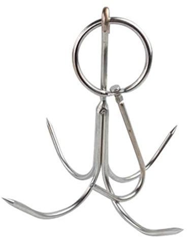 Cabilock Stainless Steel Meat Hanger Pork Hook BBQ Grill Hook for Chicken Smoker Multifunctional Kitchen Tool