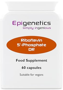 Riboflavin-5-Phosphate Delayed Release (DR) | High Strength Vitamin B2 R5P 18.3mg Per Serving | 60 Vegan Friendly Capsules UK Made | Long 2 Month Supply