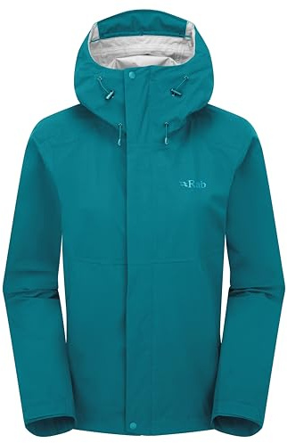 Rab Women’s Firewall Jacket Waterproof Breathable Shell for Climbing, Trekking, & Mountaineering - Ultramarine - 14