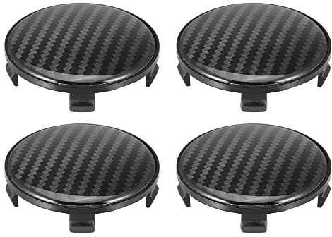 A ABSOPRO 4uds 67mm 68mm Rueda Centro Cubo Tapas Tapacubos Cubiertas Universal Negro