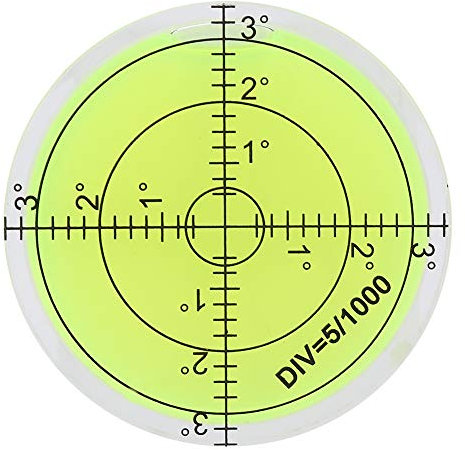 Niveau à Bulle à Bulle 60mm Degrés Surface Marquée Niveau Circulaire Niveaux Ronds Outils De Mise En Page De Mesure De Précision à Bulles