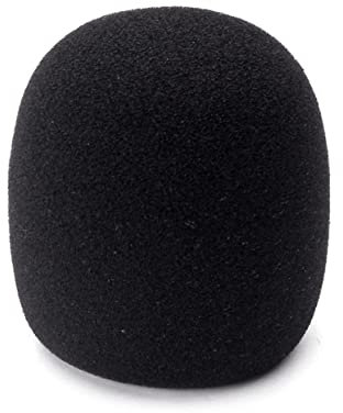 VICASKY Cubierta De Micrófono De 40mm Parabrisas De Esponja Protección Profesional Para Micrófonos Filtro Antiviento y De Interferencias Ideal Para Estudios y Grabaciones