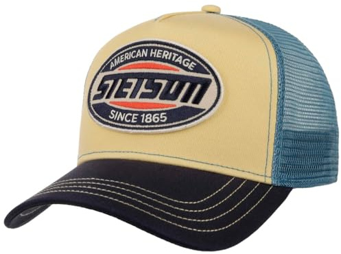 STETSON American Heritage Logo Trucker keps snapback broderad logotyp mesh Herr Aret runt