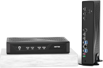 HISTTON Mini PC para Juegos Core i5-13500H, 16 GB DDR4 RAM 512 GB NVMe SSD, WiFi 6E, BT 5.2, Micro PC Compatible con Encendido Automático, PXE, Mini Computadora Windows 11 Pro para Juegos/Negocios