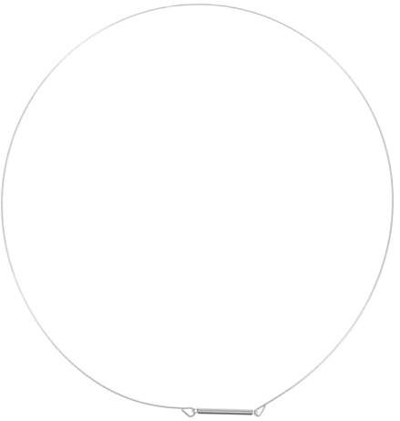 Türdichtungsring für Frontlader Waschmaschinen 35cm Stahlwire | Sicherungsring, Federklemme, Silberne Ausführung, Ersatzteil für Waschmaschinenreparaturen