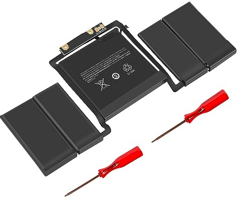 ASUNCELL 11.41V/49.2Wh A1819 Laptop Akku für MacBook Pro 13 inch A1706 (Late 2016 Mid 2017), A1819 A1706(EMC 3071 3163) 020-01705