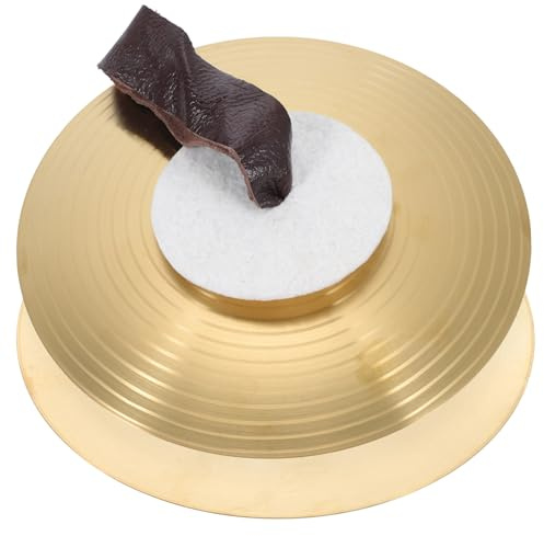 POPETPOP Platillos De Aleación para Niños 8 Pulgadas, Mini Instrumento De Percusión Portátil, Accesorio Musical para Fiestas y Aprendizaje, Set De para Interpretación y Baile