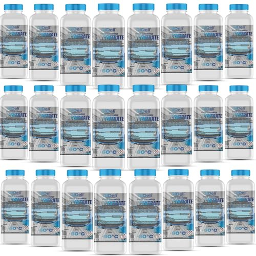GiDeli Scheibenfrostschutz Konzentrat 24 x 1L – frostschutzmittel -60 °C - wischwasser für frostschutz - Winter Scheibenreiniger