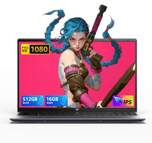 MALLRACE 17.3 Laptop,AMD Ryzen 3 4300U(Beat Intel Processor N100,up to 3.7GHz),16GB RAM,512GB SSD.Features a Slim-Bezel FHD Display, Long-Lasting Battery, and Full Connectivity in a Sleek Silver