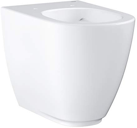 Grohe Inodoro a suelo para tanque alto o adosado a pared, con fijaciones ocultas, serie Essence, 54 x 41 x 54 centímetros, color blanco alpino (Referencia: 3957300H)