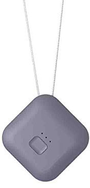 CheungLee Personal Air Purifier, Wearable Portable Mini Air Purifiers Second-Hand Smoke Cleaner Remove Formaldehyde Allergies Odors Dust Womens Necklace Gift USB Charging (Grey)
