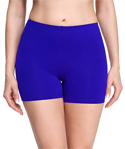 Merry Style Pantaloncini Palestra Donna in Viscosa Shorts Donna per Il Fitness Allenamento Jogging Pantaloncini Sportivi Yoga Hot Pants MS10-283 (Cobalto, XS)