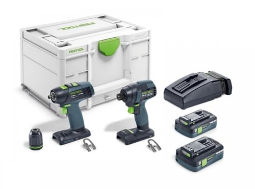 Festool Screwdriver and Drill bit Set TID 18 HPC 4,0 I-Set T18