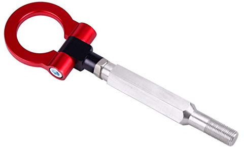 AbschleppöSe,Auto Abschlepphaken Abschlepphaken Ring Kit Universal Tow Hook Eye Towing Bunt Passend Für Die Meisten Subaru (Color : Red)