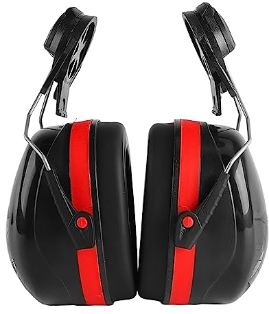 YDuupxe Cache-oreilles pour Casque de Sécurité, Protection Auditive Antibruit, Réduction du Bruit avec éponge en PVC, Fixation Stable