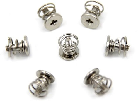 Fläktskruvar. PC Fläktskruvar 30st M2 M2.5 Korsskruv med fjäder Grafikkort Kylarbultar(M2x7.9mm)