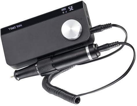 Trapano portatile per unghie 35000 RPM Ricaricabile Elettrico Unghie File Macchina E File per Unghie Acriliche Gel Lucidatura