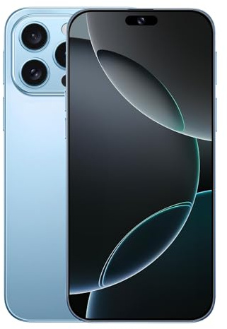 QrZrQ 4G Smartphone,6.6-inch HD INCELL Display, 32GB ROM (Expandable up to 256GB), Dual SIM Free Unlocked Android 12.0,Support Bluetooth/Wifi/GPS/OTG/Fast Charger/Face ID Mobile Phone (QrZ16S-Blue)