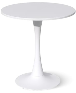 Vicco Esstisch Carl, Weiß, 70 x 70 cm | platzsparend für kleine Räume und einfache Montage