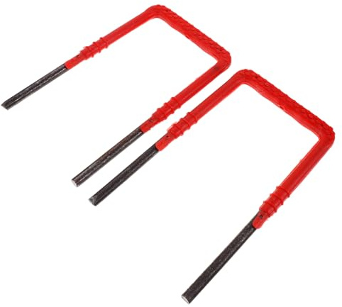 Hohopeti 2 Piezas Escalera de Pozo de Plástico Reforzado Resistente y Estable Peldaños Antideslizantes para Inspección y Construcción Fácil Instalación para Pozos y
