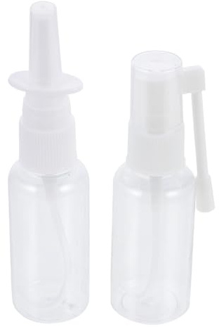 BAZEITFLOW Nasendusche und Sicherer Anwendung zur Sanften Nasenreinigung 2 Stück aus Pet 30ml mit Tragbarem Design und Nasenspülung für Babys