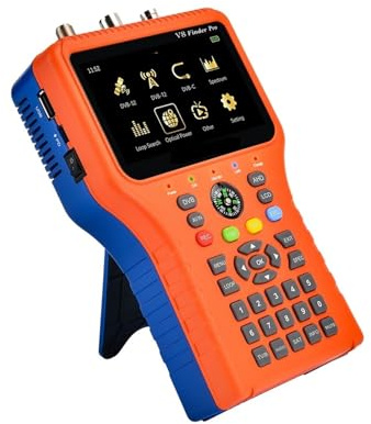 Cercatore satellitare, Satellitare Signal Finder V8 Pro DVB-S2X/S2/S/T2/T/C/ATSC-C H.265 Usb Wifi 2.4G Auto Bereken(2)