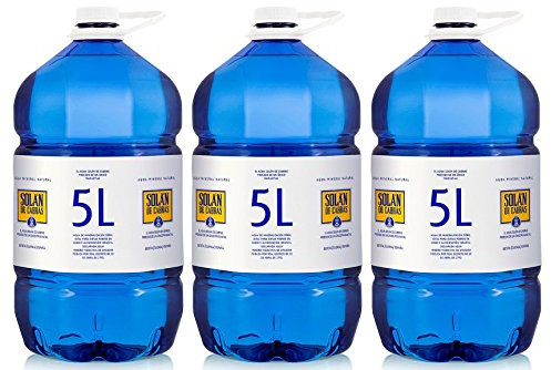 Solan de Cabras Eau minérale naturelle 5 L - [Paquet 3]