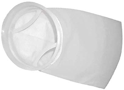 17,8 cm Ringfiltersocken 10 Mikrometer – von 45,7 cm lang – 1 Packung – Filz-Beutel für Industrie, Aquarium, Teich, Rifftank, Chemikalien (10 Mikron, 17,8 x 45,7 cm)