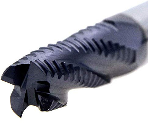 Maifix CNC Nano Coated 8mm Fresa de desbaste Fresa de 4 flautas Carburo de tungsteno Herramientas de mecanizado de acero inoxidable Fresas de extremo áspero