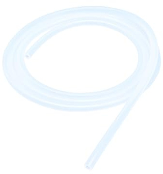 iMeistek Silikonschlauch,Länge 1,5 Meter,8mm ID x 10mm OD Flexibler Transparenter Lebensmittelechter Schlauch Wasserschlauch