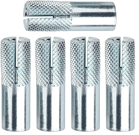 CTRSM Ankerschrauben, Dehnschraubenbolzen, 20 Stück Dehnbolzen – Gewinde Innendehnbolzen Schraubenmuttern Hülsenanker, M6 / 20 Stück(Color:M12/5 Pieces)