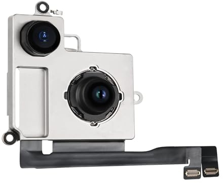 Risidamoy for iPhone 14 12MP OEM Main Rear Back Camera Replacement with Ultra Wide Lens 5X Optical Zoom HDR Photos Flex Cable Connector 4K 60 fps 1080p HD Video Repair A2649 A2881 A2882 A2883 A2884
