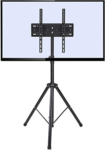 Soporte TV, Soporte TV con trípode televisores 32 a 55 Pulgadas, Soporte TV portátil Altura Ajustable, Soporte Giratorio y Plegable, Soporte TV con VESA máx. 400 x 400 mm