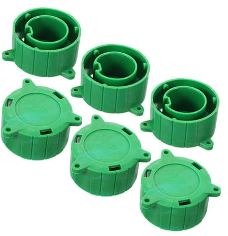 MUCKLILY 6pcs Plug Dust Cover Trailer Connector Protection Cap for Electric Car Accessories Rv Utility Trailers and Caravans
