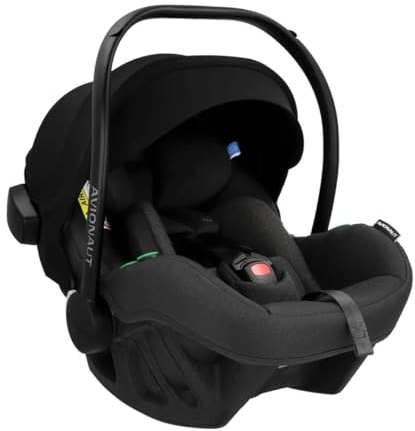 Avionaut Pixel Pro 2.0 C Babyschale – Leichtester Kindersitz der Welt (2,5 kg) – i-Size (40–86 cm, 0–13 kg) – Neugeborene Autositz – Isofix-kompatibel (Black)