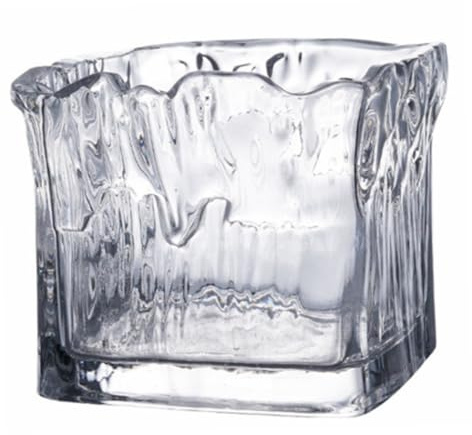 DOITOOL Seau à Glace en Verre Transparent Épais Seau Carré Créatif pour Glaçons Refroidisseur à Vin et Boissons pour Bar Karaoké et Rangement de Bouteilles Ustensile Cuisine