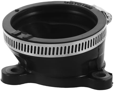 YOSADIER Flangia del Collettore di Aspirazione ad Alto Flusso Compatibile, Adattatore Carburatore in Lega e Plastica Resistente con Anello di Tenuta, Manicotto di Alimentazione