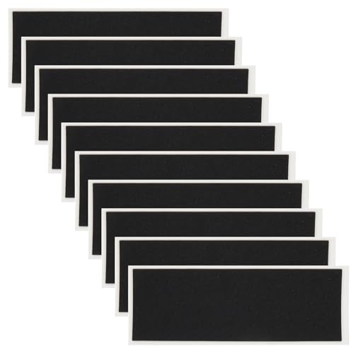 Abaodam 15 Stück Schaumstoff-grip-tape für Fingerboards – Professionelle Fingerboard-aufkleber mit Rutschfester Textur, Schwarze Klebeschaumstoffplatten für Mini- aus Holz