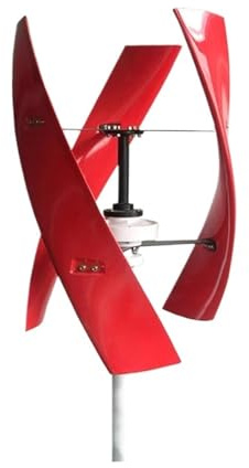 Aerogenerador Turbina aeroneradora vertical de 10kW for el hogar, molino viento energía sin ruido, 10000W, 12V, 24V, 48V(Rot,48V)