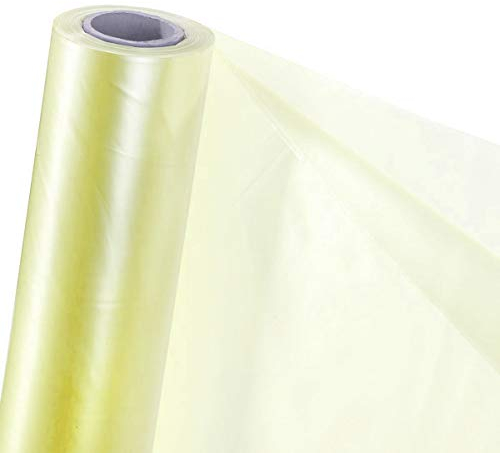 HaGa UV3 Film de Serre Largeur 6m Film PE Transparent - comme Tunnel en Plastique, Serre, Serre à tomates | résistant aux intempéries | résistant aux UV (Marchandise au mètre)
