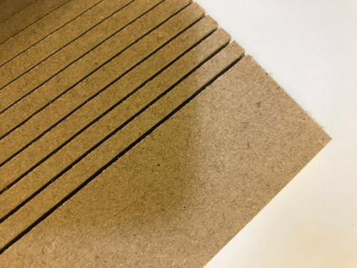 Flexible MDF, Bendy, Curves - Medium Density Fibreboard, 1200 x 300 x 6mm