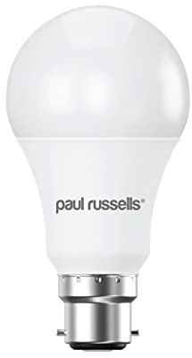 paul russells LED GLS - Dimmable Bayonet Light, 14W 1521 Lumens B22 A70 LED Bulbs, 100w Equivalent, 6500K Daylight, Dimmer Standard BC Energy Saving Ceiling Lightbulbs, Pack of 1