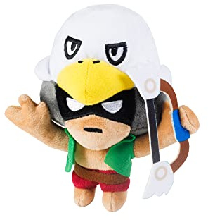Brawl Stars BO Plushies Plüschpuppe, 15,2 cm, 16,5 cm hoch, P.M.I. Offizielles Lizenzprodukt, Supercell, Geschenk für Gamer, Sammlerstück