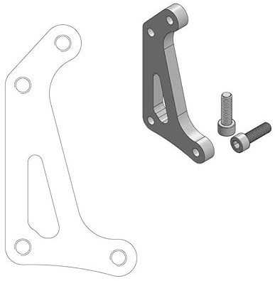 Moto Master Adapter für SMR Supermoto Rennzange