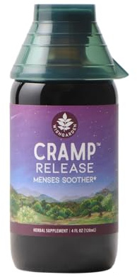 WishGarden Herbs Cramp Release - Natural Herbal Menstrual Cramp Relief Supplement with Cramp Bark, Fast-Acting Tincture Soothes Period Cramps, Supports a Healthy Hormone Cycle, Mood & Relaxation, 4oz