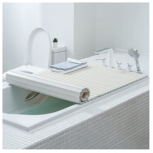 Badewannenablage, staubdicht, faltbar, Badewannenabdeckung, Badewannen-Isolierabdeckung, Badewannenablage, Badewannendeckel, Badewannenablage, Badebretter, Isolierbrett, Breite 70/
