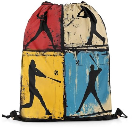 Gymbag Lacrosse Sport Ball Spiel Gelb Grün Verstellbar Sportrucksack Hipster Daypack Für Damen Reisen Herren 36X42Cm