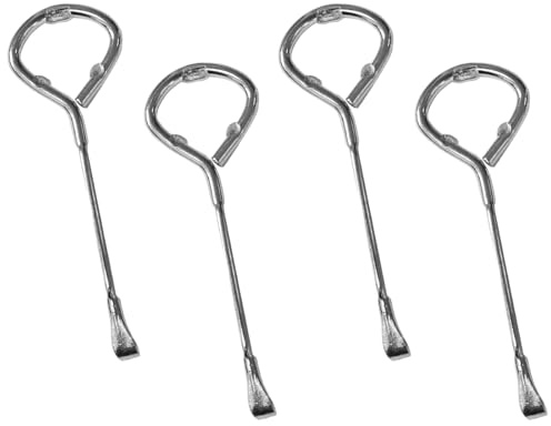 4 PCS Metal Paint Can and Bottle Opener Tool, Steel Can Opener Opener Multi Purpose Steel Beer Jar Tin Manual Opening Tool