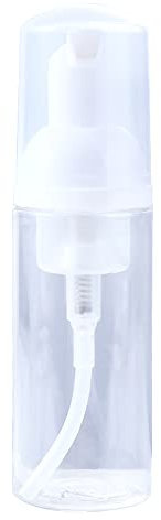 Bottiglia di schiuma, dispenser di sapone in schiuma di piccole dimensioni, da viaggio, mini contenitori a pompa ricaricabili per lavaggio viso, shampoo e cura della pelle (60 ml)