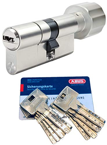 ABUS Bravus.3000 MX Knaufzylinder mit Sicherungskarte und 8 Schlüssel, Länge (a/b) 55/K40mm (c=95mm) K=Knaufseite, modulare Bauweise MX erhöhter Bohr/Zieh- u. Abreißschutz